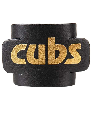 Cubs Leather Woggle - Black